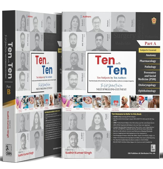 Ten into Ten "Ten Subjects by Ten Authors" - 2 VOLUME SET (Part A and B)