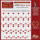 AIBE Bare Acts without Notes | 23 Books Set Combo | 45+ Acts including New Criminal Laws