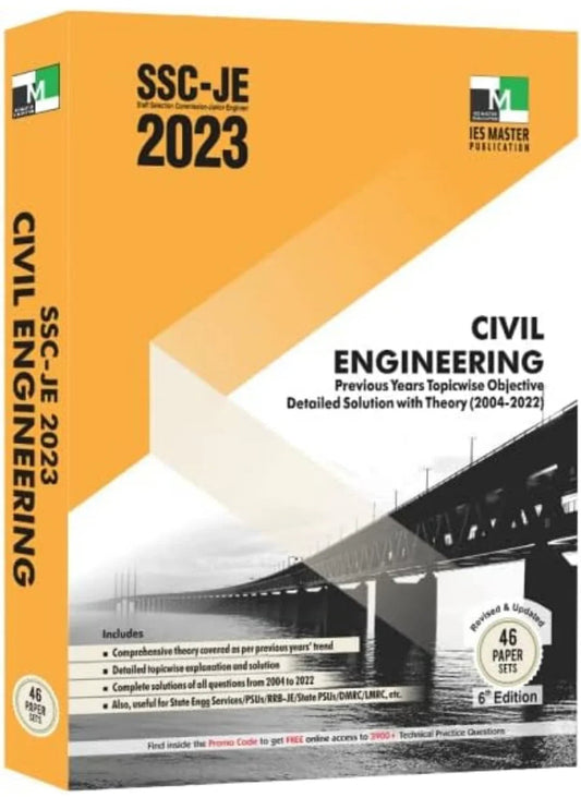 Ssc-Je 2023 Civil Engineering Previous Years Topic Wise Objective Detailed Solution With Theory