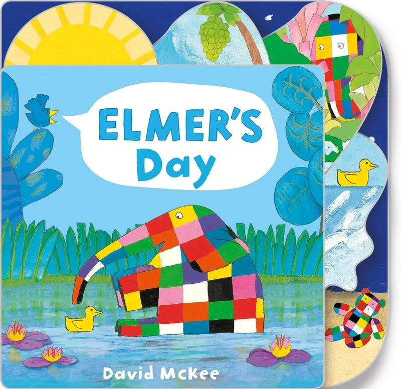 Elmer's Day: Tabbed Board Book by David McKee
