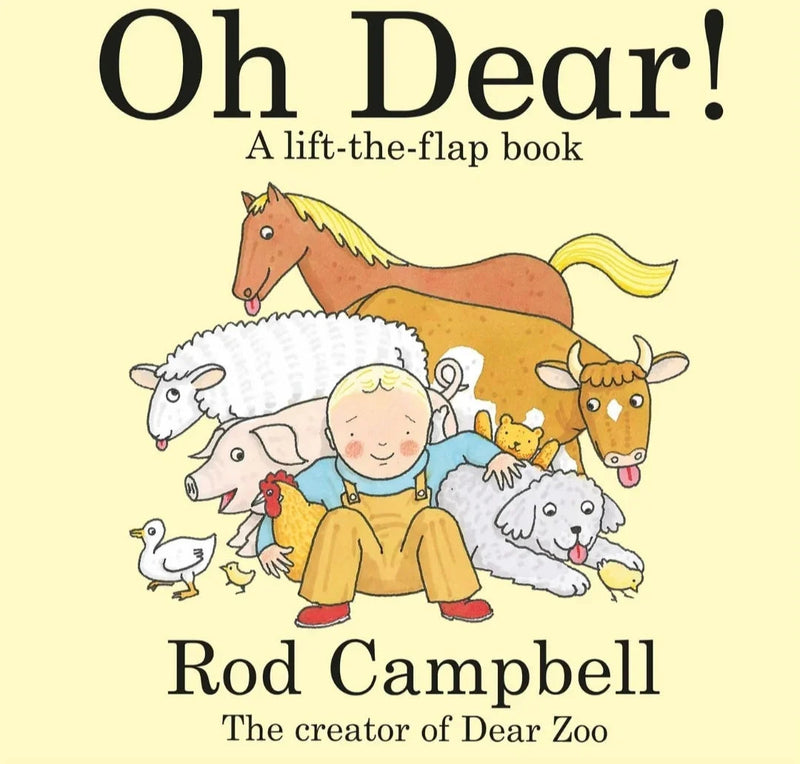 Oh Dear by Rod Campbell old boardbook