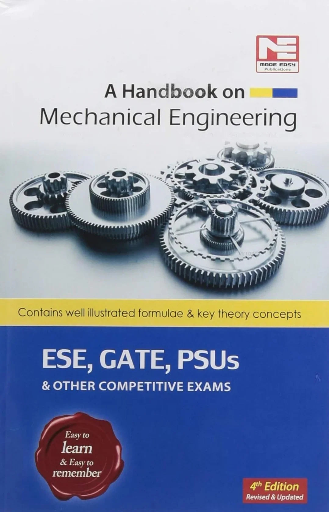 A Handbook On Mechanical Engineering - Contains Well Illustrated Formulae And Key Theory Concepts