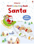 First Colouring Book Santa + stickers