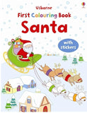 First Colouring Book Santa + stickers