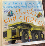 Trucks and Diggers (My First Book of Questions & Answers) Author : James Pickering