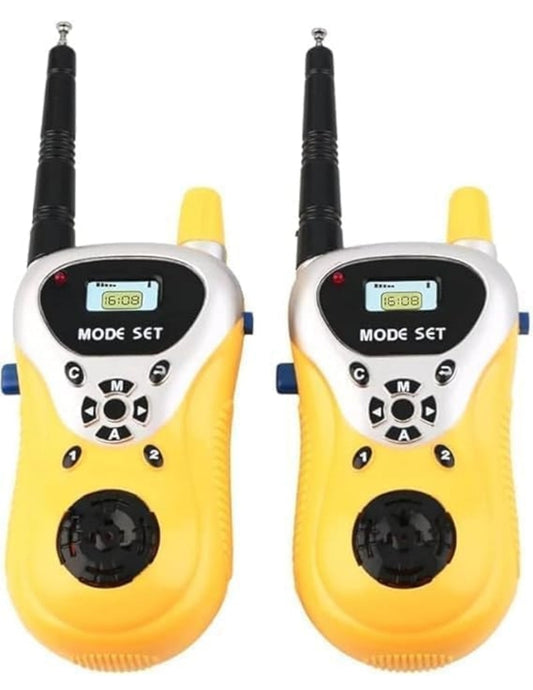 Yellow Walky Tallky Children/Long Range Toy from 3 4 5 6 7 8 Years Boy 3-8 Years Gift Ideas Walky Talky Gift Boy Outdoor Games for Boys Radio Children's Toy Toys