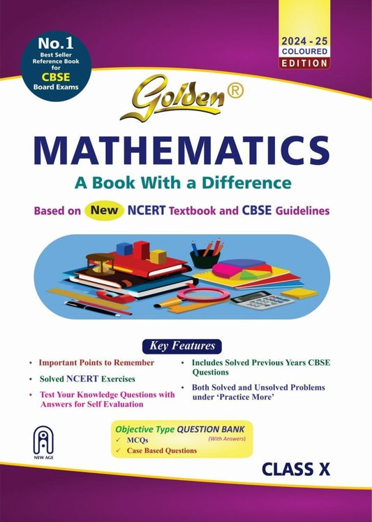 Golden Study Material Mathematics Based on NEW NCERT for Class-10 | For CBSE 2026 Board Exams | Important Points to Remember