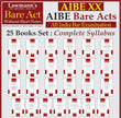 AIBE Bare Acts without Notes | 25 Books Set Combo | Full Syllabus with 50+ Acts with New Criminal Laws BNSS, BNS, BSA | As per Bar Council of India Gu