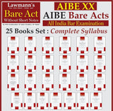 AIBE Bare Acts without Notes | 25 Books Set Combo | Full Syllabus with 50+ Acts with New Criminal Laws BNSS, BNS, BSA | As per Bar Council of India Gu