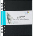 Brustro Artist's Small Wiro Bound Sketch Book | A6 Size, 120 Pages, 160 GSM