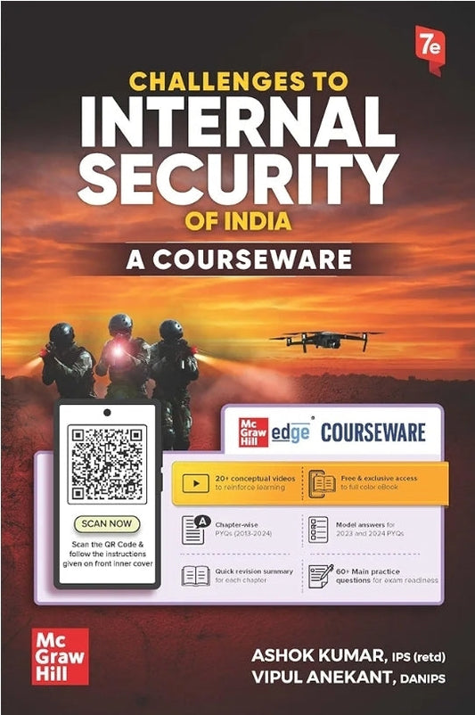Challenges to Internal Security of India Courseware (English) for UPSC CSE 2025-26 by Ashok Kumar