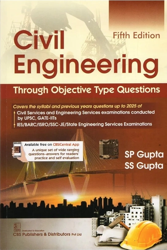 CIVIL ENGINEERING THROUGH OBJECTIVE TYPE QUESTIONS 5TH EDITION 2026