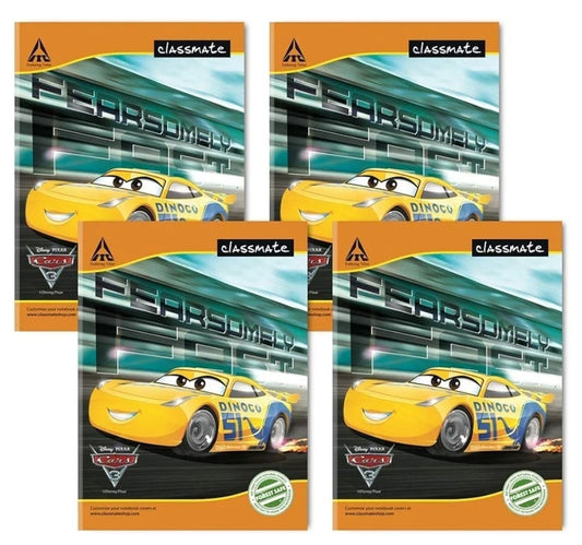 Classmate Notebook | 172 Pages | Four Lines with Gap Pack of 4 |