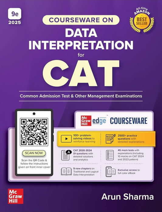 Courseware on Data Interpretation, 9e for CAT 2025-26 by Arun Sharma