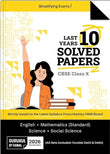 Gurukul By Oswal Science Stream PCM CBSE 10 Years Solved Papers Class 12 Exam 2026 -Year-Wise Board Papers 2015-2025, Physics, Chemistry, Math, English
