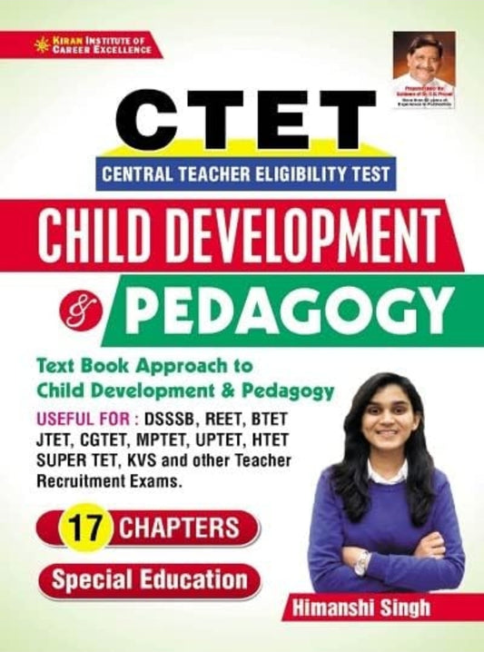 Kiran CTET Child Development and Pedagogy Text Book Approach by Himanshi Singh (English Medium) (3700)