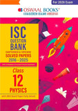 Oswaal ISC Question Bank Chapterwise & Topicwise Solved Papers Class 12 Physics For 2026 Exam