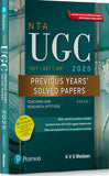 Pearson NTA UGC NET SET, JRF Paper 1 Previous Years' Solved Papers (edition -2025) | (Teaching and Research Aptitude) | Includes January 2025 & August