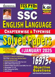 SSC English Language Chapterwise & Typewise Solved Papers Till January 2025 TCS PYQs Covered for CGL,CPO,CHSL,MTS,Steno & Constable GD (English Medium