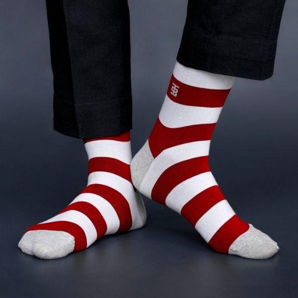 Socksoho Luxury Men Socks Cranberry Edition (image 3)