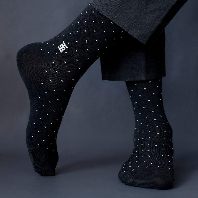 Socksoho Luxury Men Socks Classic Black Edition (image 2)