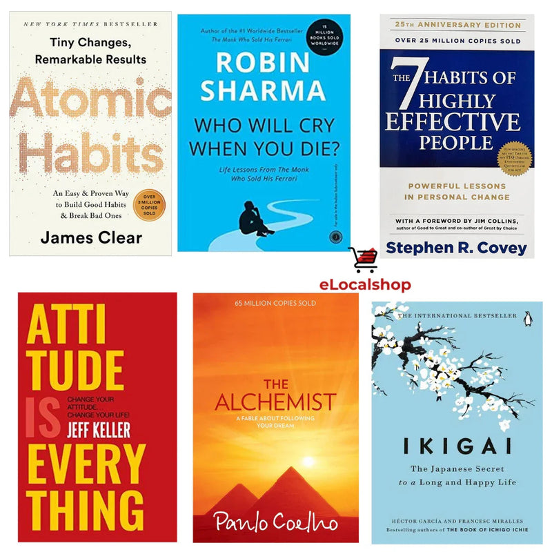 Self Help Books Combo of 6 books