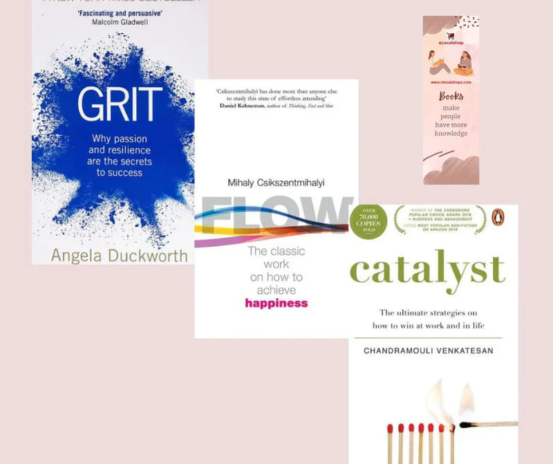 Grit, Flow and Catalyst books combo paperback