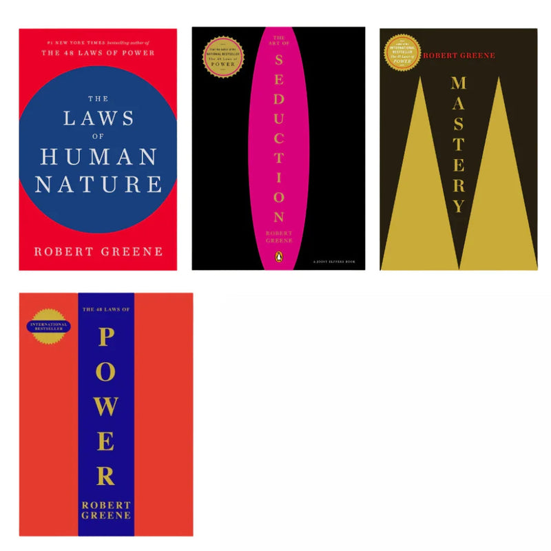 Combo By Robert Greene : 48 Laws, Laws of Nature, Mastery,seduction (Paperback)