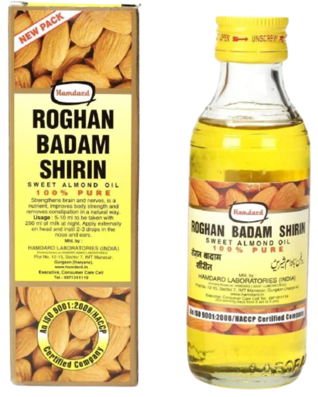 Hamdard Roghan Badam Shirin Sweet Almond Oil -50 ml