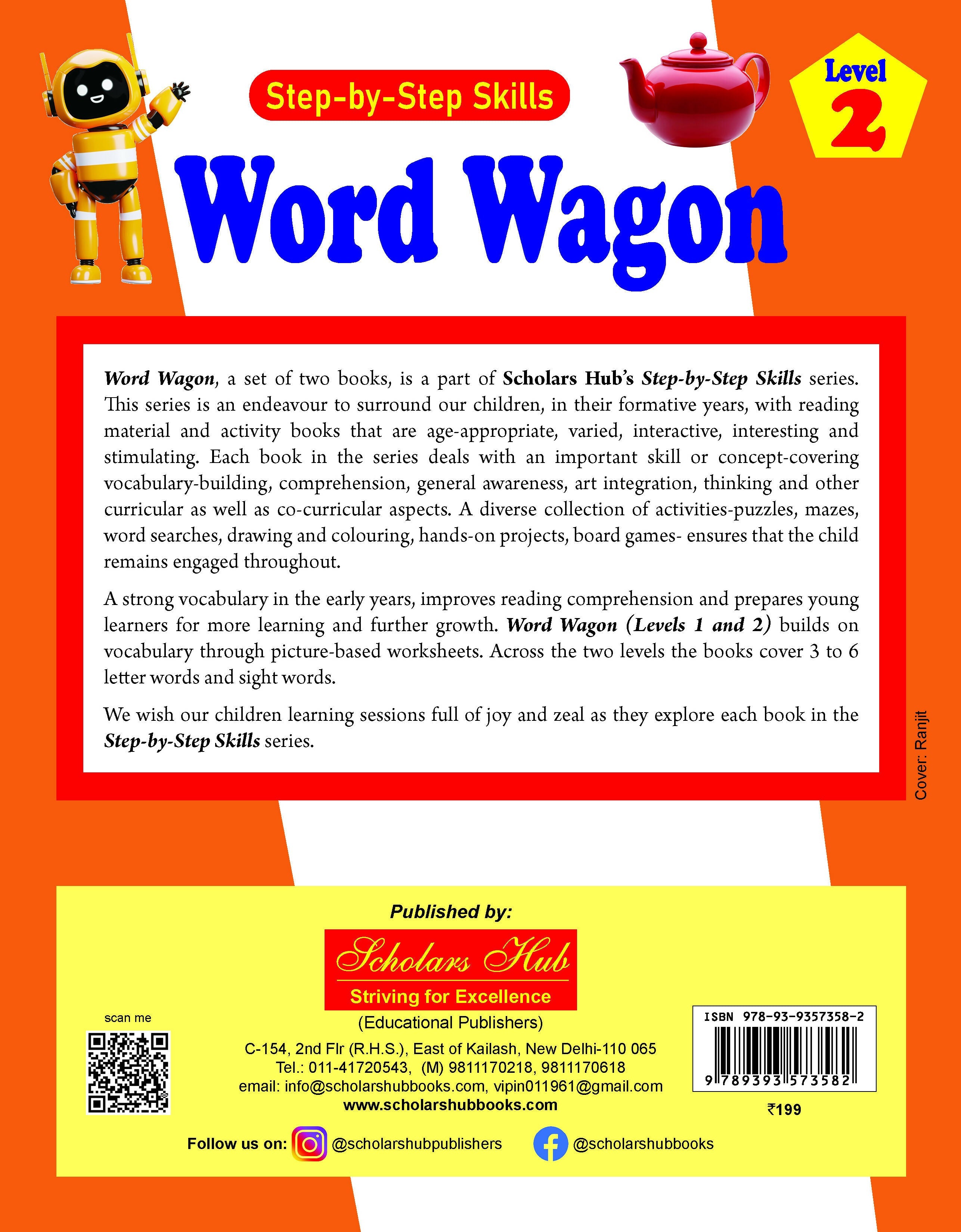 Step By Step Skills Word Wagon-2(Tearble Colourful Worksheets) – Scholars Hub (image 2)