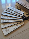 Wooden Bookmark ( Set of 8 Bookmark) image 2