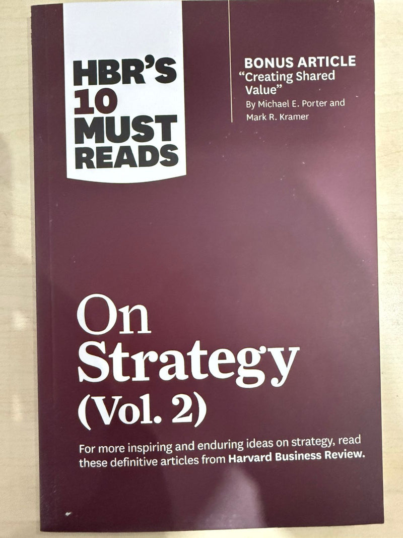 HBR's 10 Must Reads on Strategy vol 2  Paperback – by Harvard Business Review