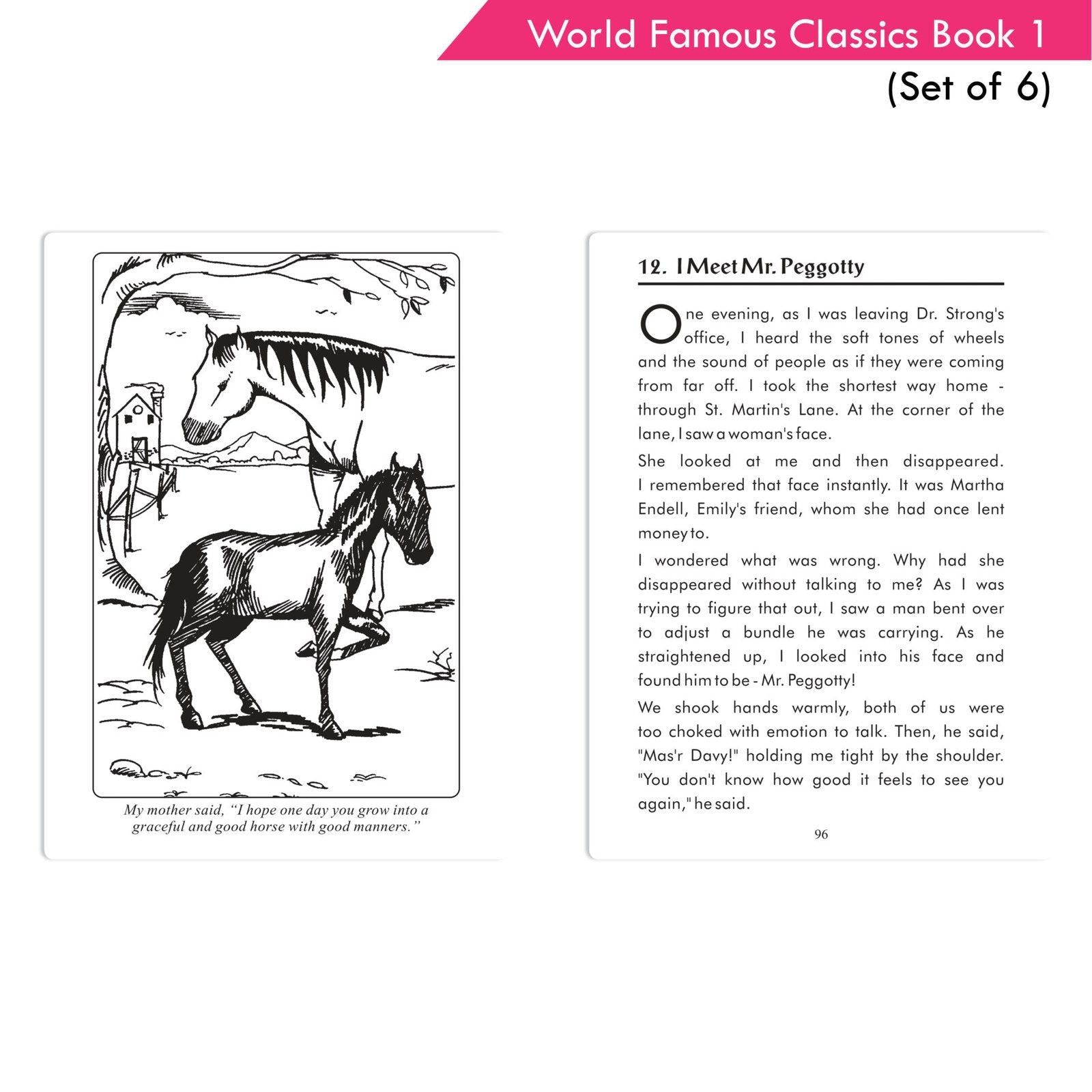 World Famous Classics Book 1 (Set of 6)| Ages 8-15 Year – Shethbooks (image 6)