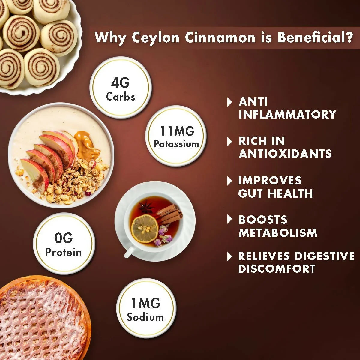 Sorich Organics Ceylon Cinamon Sticks Powder (Dalchini Powder) -50 gm image 4