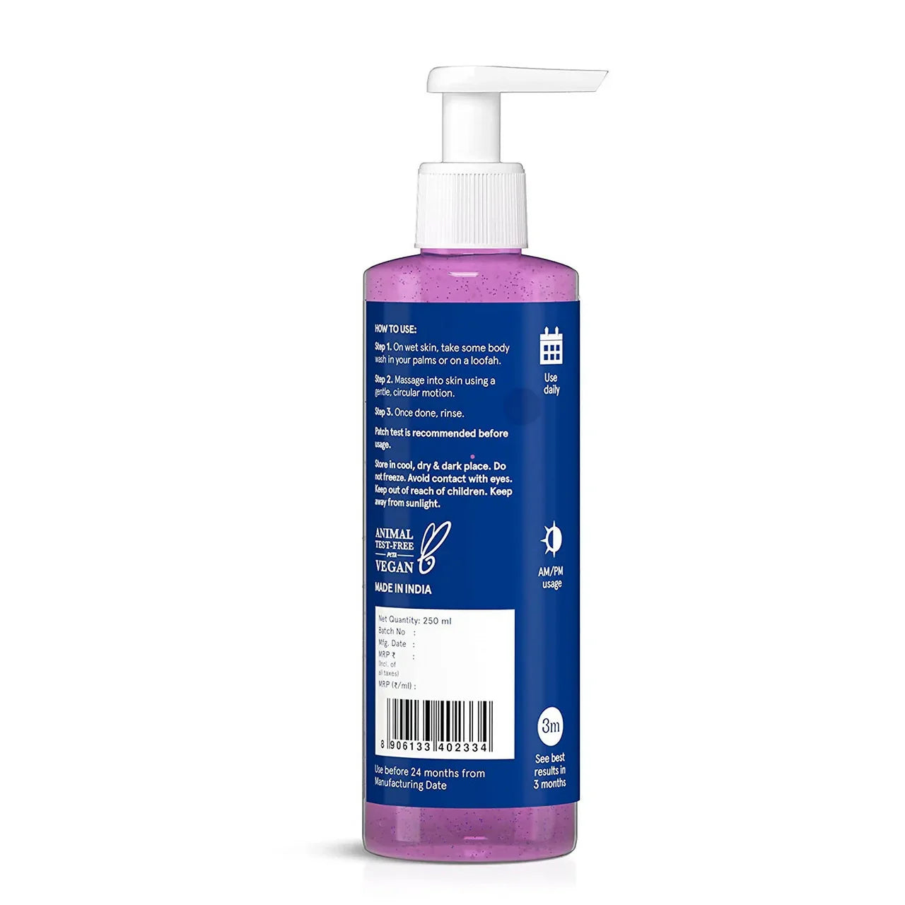 BeBodywise 5% Niacinamide Body Wash -250 ml image 2