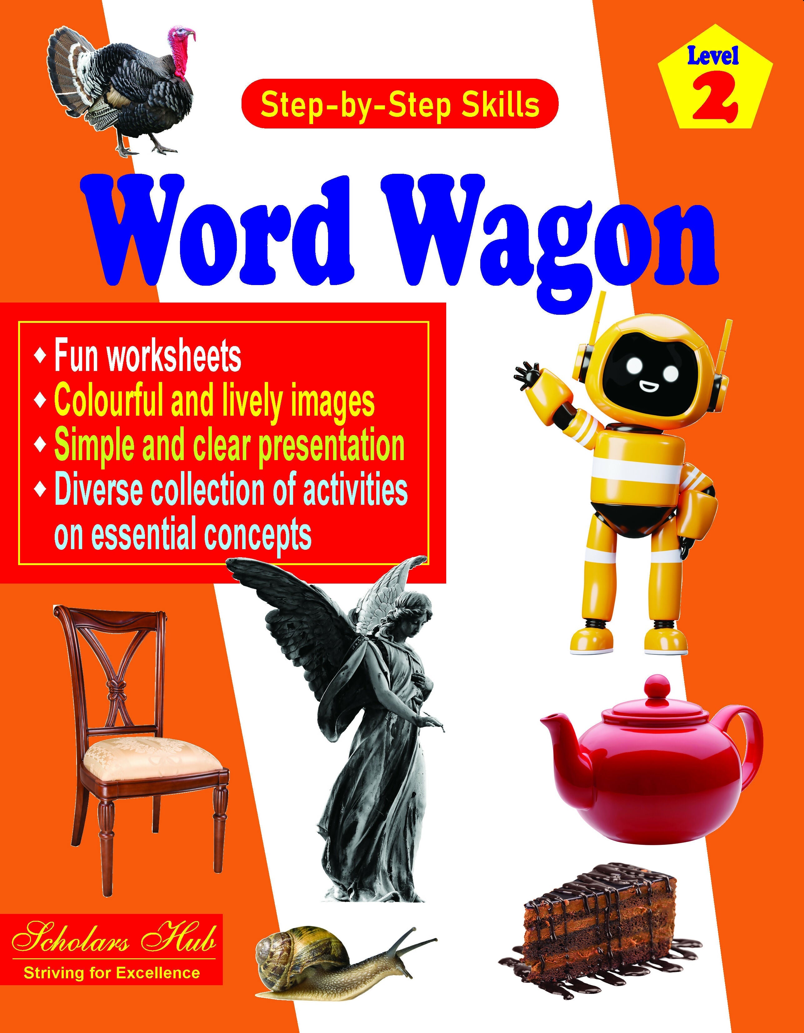 Step By Step Skills Word Wagon-2(Tearble Colourful Worksheets) – Scholars Hub