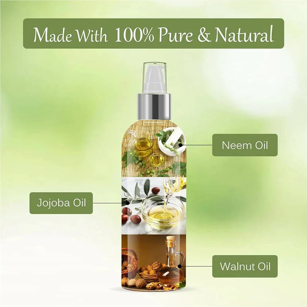Vedic Naturals Neem Hair Oil With Jojoba Oil & Walnut Oil -200 ml image 2