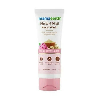 Mamaearth Multani Mitti Face Wash With Multani Mitti & Bulgarian Rose -100 ml image 2