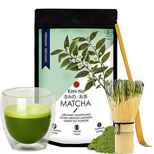Wishcare Kimino Japanese Organic Premium Grade Matcha Green Tea Powder -50 gm image 3