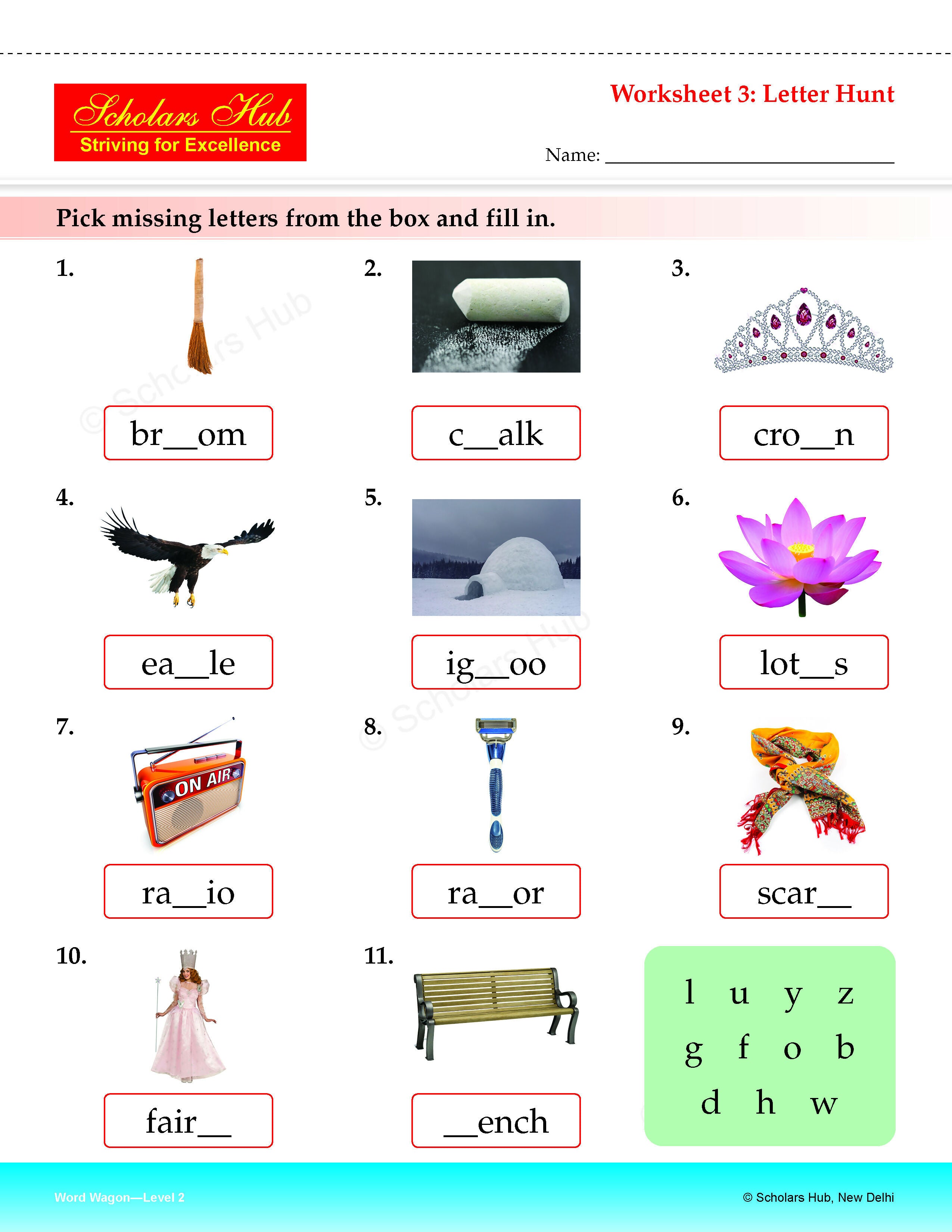 Step By Step Skills Word Wagon-2(Tearble Colourful Worksheets) – Scholars Hub (image 5)
