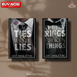(Combo) Black Ties and White Lies + Pretty Rings and Broken Things (Paperback) by Kat Singleton