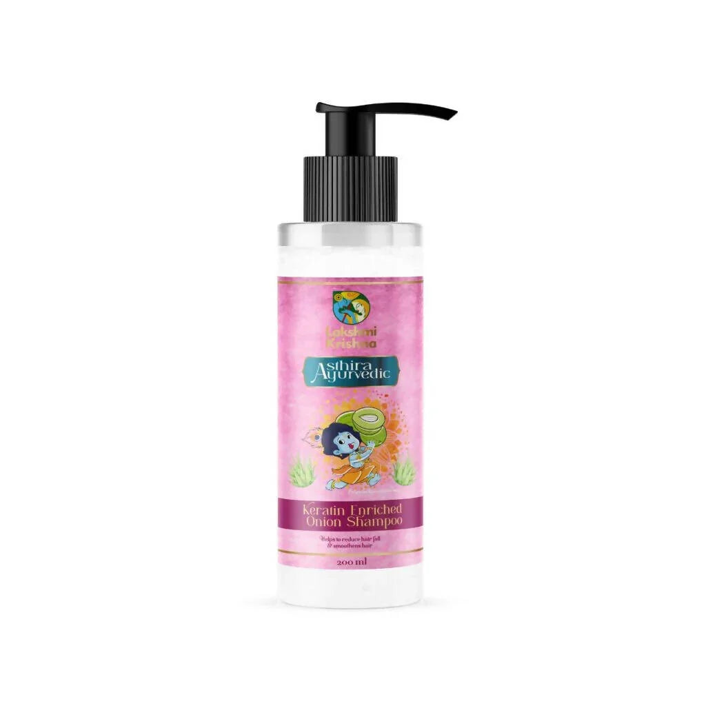 Lakshmi Krishna Keratin Enriched Onion Shampoo -200 ml