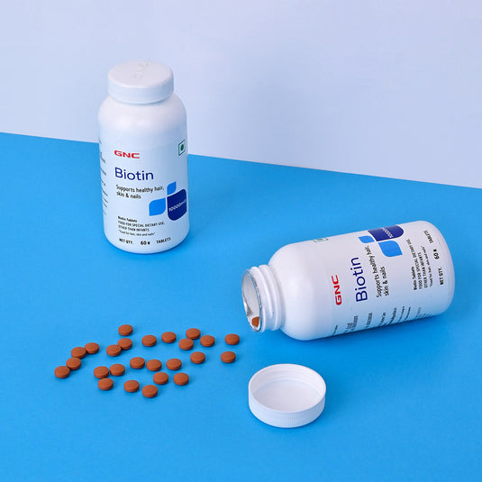 GNC Biotin 10,000mcg Reduces Hair Fall & Promotes New Hair Growth image 4