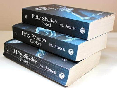 Fifty Shades books Trilogy old paperback
