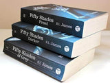 Fifty Shades books Trilogy old paperback