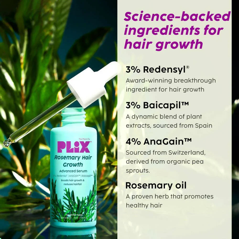 PLIX The Plant Fix Rosemary Advanced Hair Growth Serum -30 ml image 2