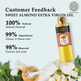 Buddha Natural Extra Virgin Cold Pressed Sweet Almond Oil -150 ml image 3