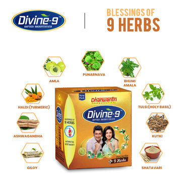 Dhanwantri Pharmaceutical Divine 9 Adptogen Immunity Booster image 3