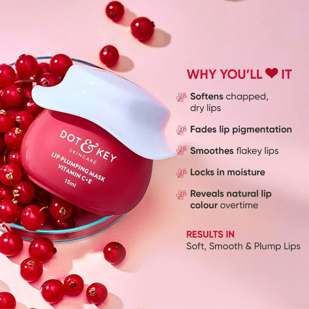 Dot & Key Lip Plumping Sleeping Mask -15 ml image 2