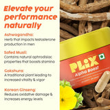 PLIX The Plant Fix Vitality Support Capsules for Men - 60 caps image 2